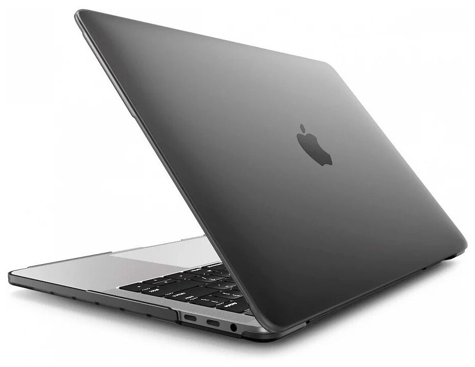 Чехол для ноутбука/чехол накладка для Macbook Air 13 2018-2021 M1 матовый черный