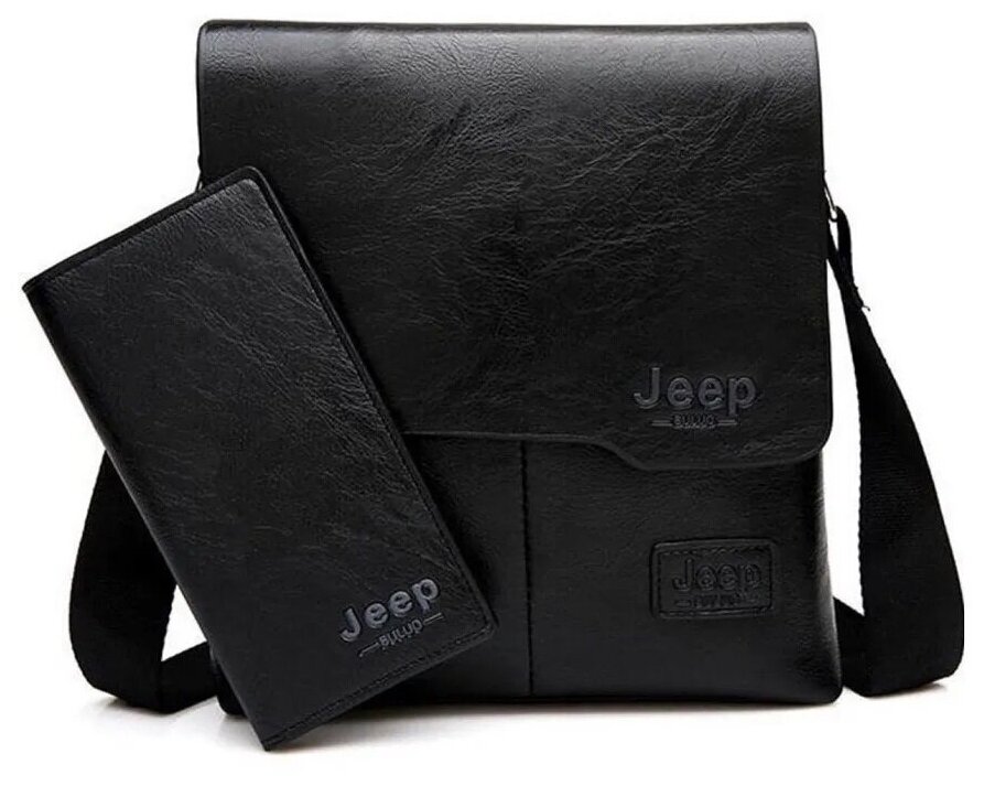 Сумка мужская сумка планшет мужская через плечо Jeep Bulio в подарок портмоне; сумка на плечо мужская; сумка для мужчин через плечо