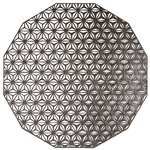 Салфетка подстановочная Black диаметр 36 см, материал винил, Chilewich, 100488-003 - изображение