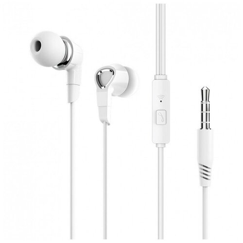Проводные наушники mini jack 35 мм гарнитура для Айфон и Андроид с микрофоном 38500₽