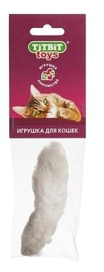 TiTBiT Игрушка для кошек Лапка пушистая (000076) 0,016 кг 25319 (2 шт)