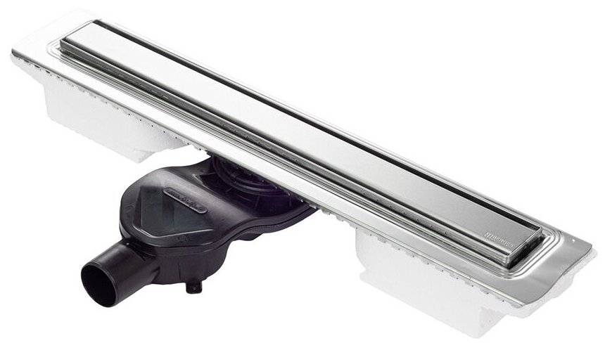 фото Трубный (коленный) лоток для душа BERGES WASSERHAUS BERGES В1 Keramik 700 матовый хром