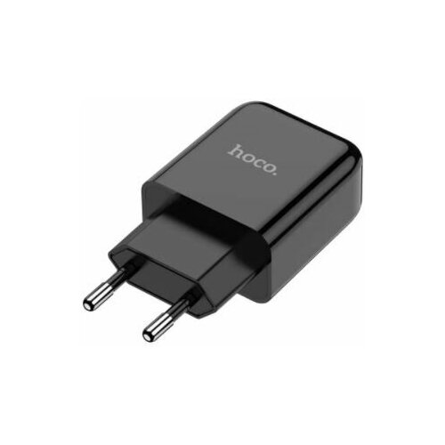 Сетевое зарядное устройство N2 USB 2.1A черное Адаптер Блок питания HOCO