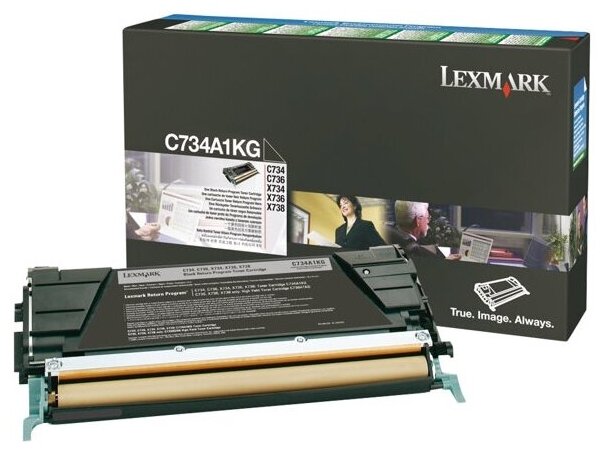 Тонер-картриджи LEXMARK C734A1KG