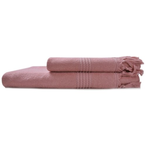 фото Hamam полотенце meyzer tassels цвет: пыльно-розовый (50х100 см) br40057