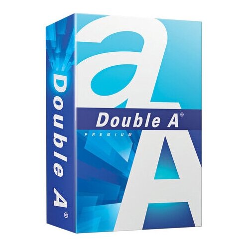 Бумага офисная DOUBLE A, малого формата (148х210 мм), А5, 80 г/м2, 500 л, марка А+, эвкалипт, Таиланд, белизна 163%