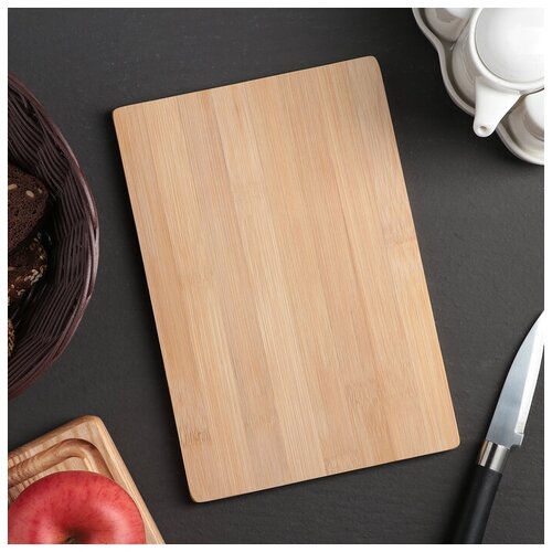 Доска разделочная Доляна Марно 2414 см бамбук 454₽