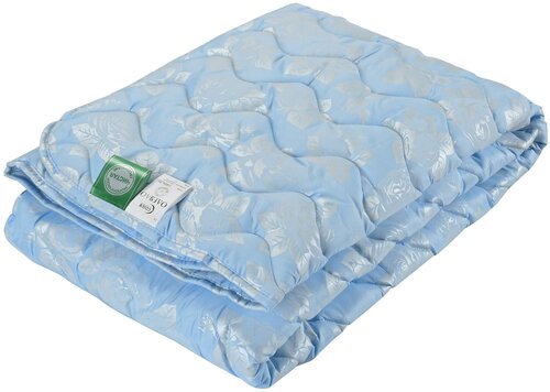 Одеяло Соня Текстильная Фабрика Лебяжий пух комфорт + всесезонное, 140 х 205 см, голубой