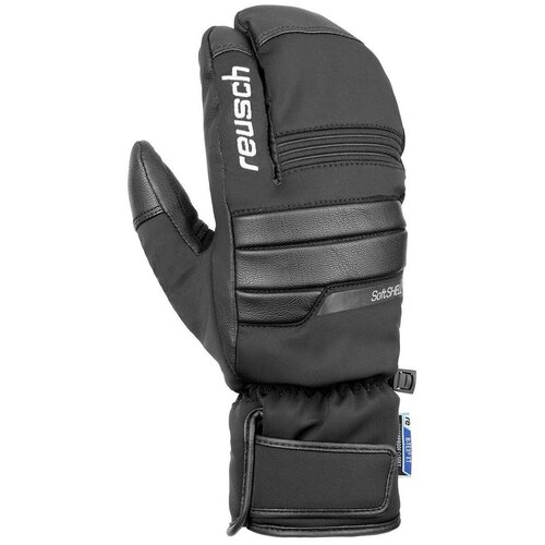 фото Перчатки горнолыжные reusch 2021-22 arise r-tex xt lobster black/white (inch (дюйм):9.5)