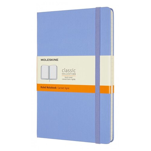 Блокнот Moleskine CLASSIC QP060B42 Large 130х210мм 240стр. линейка твердая обложка голубая гортензия