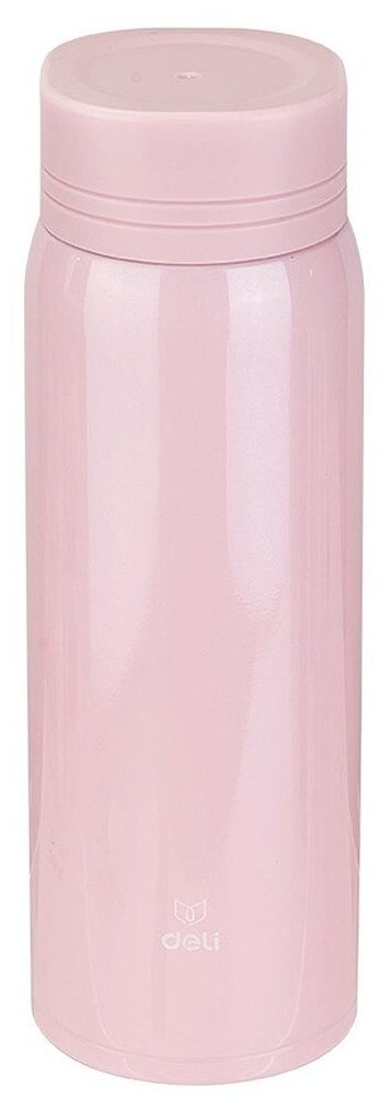 Термос Deli 17654pink 0.480л. розовый - фотография № 1