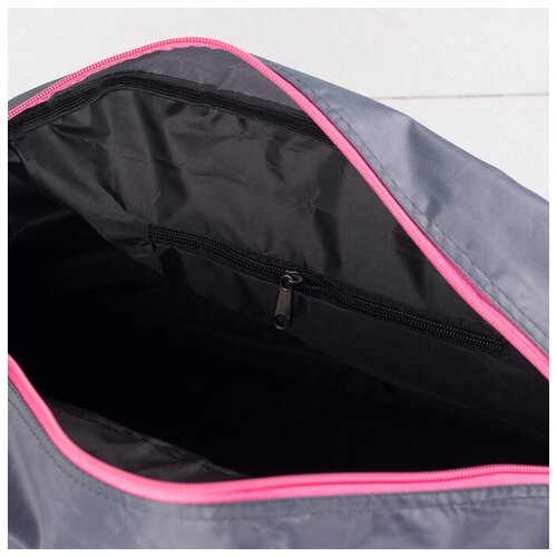 фото Сарабелла сумка спортивная на молнии, наружный карман, цвет серый