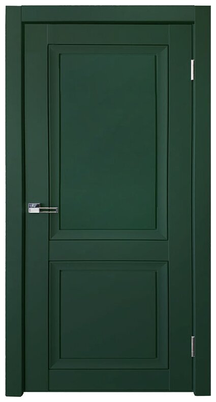 Дверь межкомнатная Деканто 1 Зеленый бархат Глухая