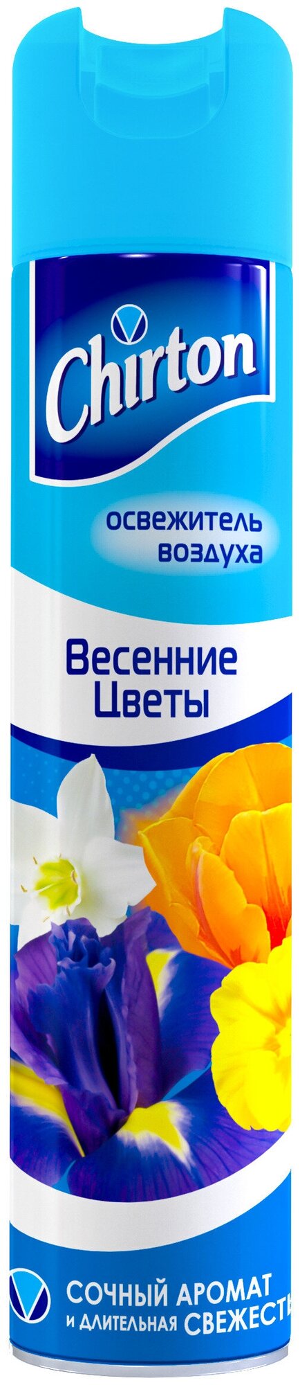 Освежитель воздуха Chirton "Весенние цветы" для дома, туалета и ванны, 300 мл