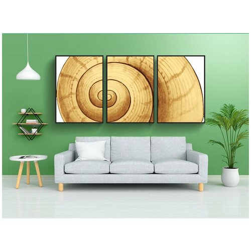 фото Набор модулных постеров для интерьера "животное, пляж, океан" 60x90 см. в тубусе, без рамки lotsprints