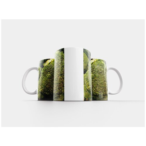 фото Кружка "цветная капуста, зеленый, овощ" 320 мл lotsprints