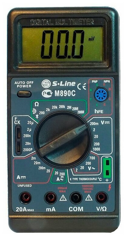 Мультиметр S-Line M-890C