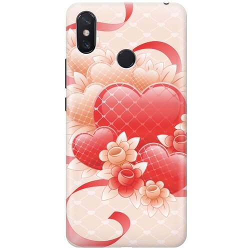 фото Re:paчехол - накладка artcolor для xiaomi mi max 3 с принтом "с любовью"
