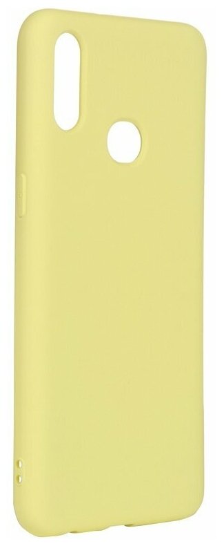 Чехол-накладка для Samsung Galaxy A10s DF sOriginal-04 Yellow клип-кейс, силикон, микрофибра - фото №5