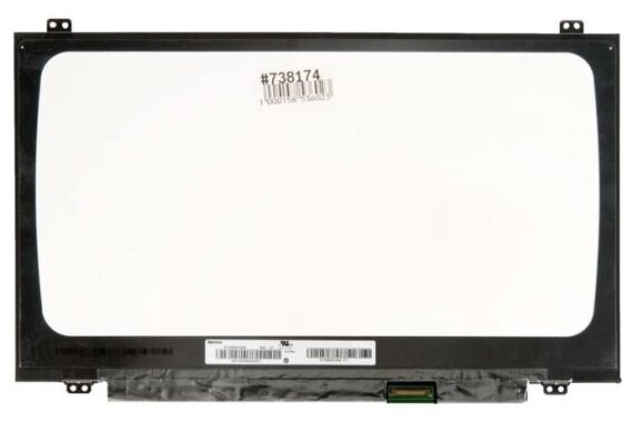 Матрица для ноутбука Amperin 14.0 Matte N140BGA-EA4 rev. C1, ( N140BGE-EA3/NT140WHM-N41/NT140WHM-N31) WXGA HD 1366x768, 30 eDP, LED, TN, уши В/Н, Slim (тонкая)