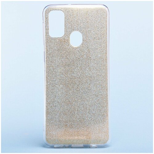 фото Чехол-накладка glamour для samsung galaxy m30s (m307f) (золотистая) без бренда
