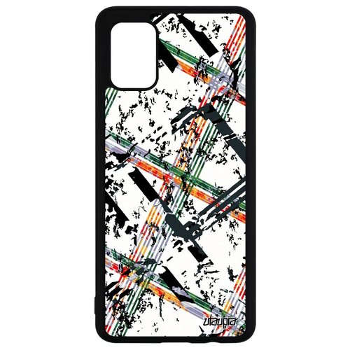 фото Противоударный чехол на мобильный // galaxy a51 // "тартан плитка" дизайн ромб, utaupia, цветной
