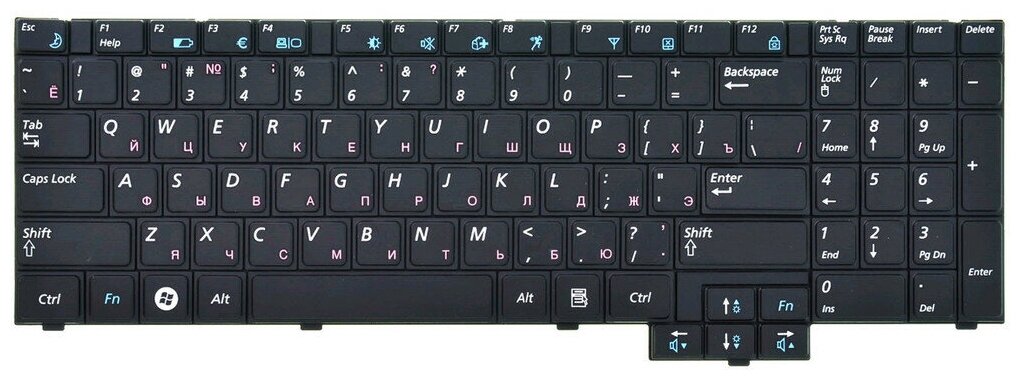 Клавиатура для Samsung R525 R620 R528 R519 R540 R530 R717 и др