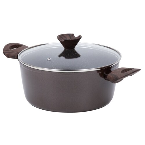 Кастрюля с крышкой RESTO Carina 93019 антипригарное покрытие, усиленное дно, 5 л, 24 см