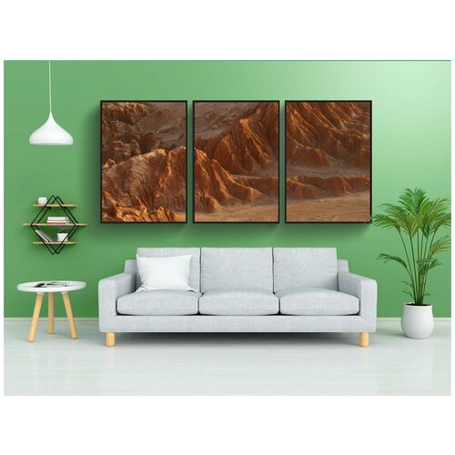 фото Набор модулных постеров для интерьера "чили, южная америка, атакама" 60x90 см. в тубусе, без рамки lotsprints