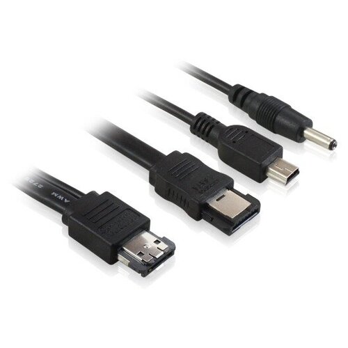 Кабель eSATA - eSATA Greenconnect GC-ST506 1.0m power esata esatap to sata cable dual power usb 12v 5v combo to 22 pin 7pin 15pin for 2 5 inch 3 5 inch hdd