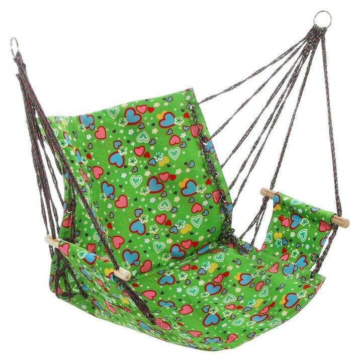 Гамак-кресло подвесное, цвета микс - фотография № 8