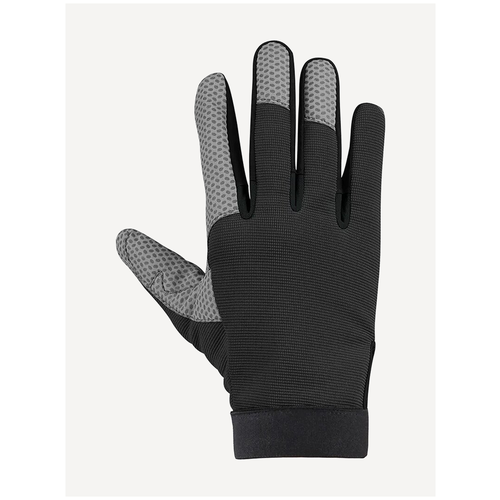 фото Перчатки сплав grip, размер 9, черный, серый