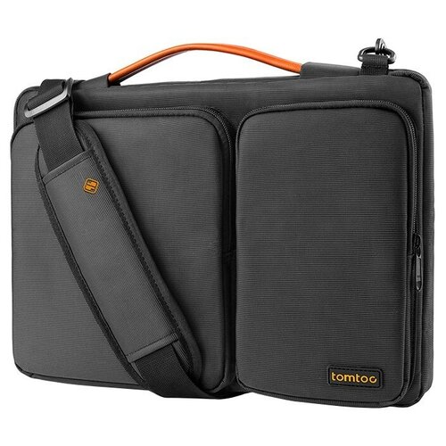 Сумка Tomtoc Laptop Shoulder Bag A42 для ноутбуков Macbook Pro 15-16', черная cartinoe laptop bag sleeve fashion 15 handbag tablet case cover protective bag 15 4 single shoulder bags for macbook lenovo