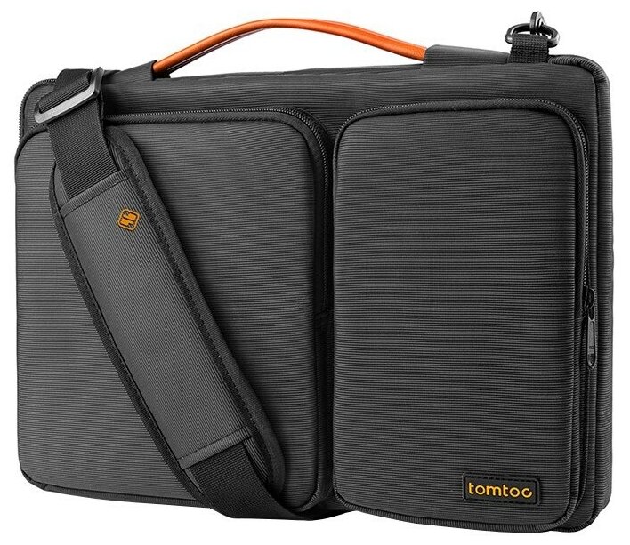 Сумка Tomtoc Laptop Shoulder Bag A42 для ноутбуков Macbook Pro 15-16' черная