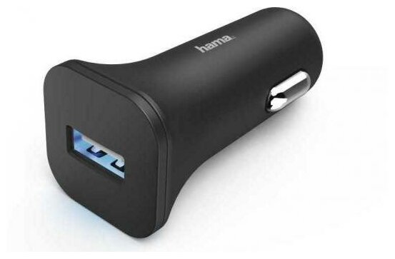 Автомобильное зар./устр. Hama H-183261 1.2A универсальное черный (00183261)