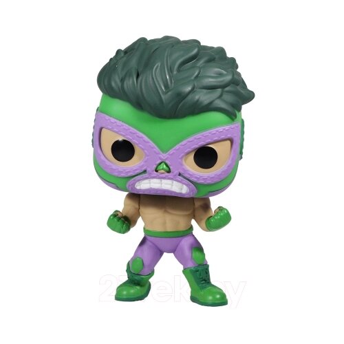 Фигурка Funko Bobble: Marvel: Luchadores: Hulk 53870, 10 см набор фигурок marvel lucha libre edition el heroe invicto iron man el venenoide venom