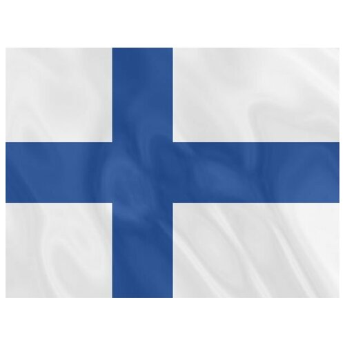 фото Без тм флаг финляндии (135 х 90 см)