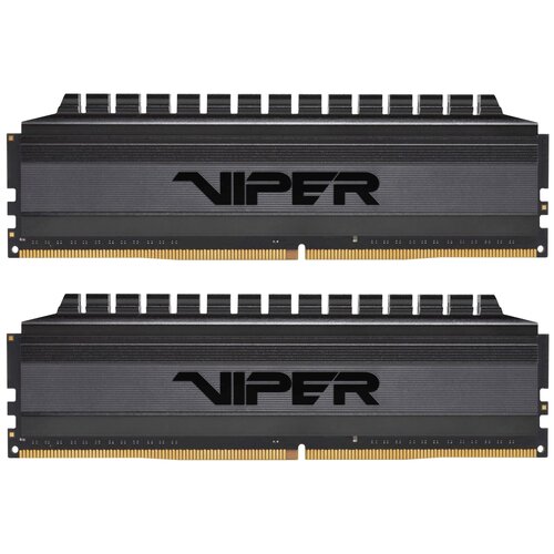 Модуль памяти DDR4 16GB (2*8GB) Patriot Memory PVB416G320C6K Viper 4 Blackout PC4-25600 3200Mhz CL16 радиатор 1.35V retail