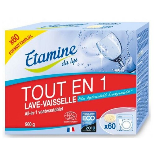 Etamine Du Lys Таблетки для посудомоечных машин Все в 1, 60 шт 0520750