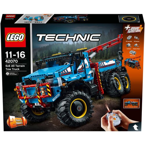 Конструктор LEGO Technic 42070 Эвакуатор-внедорожник 6х6, 1862 дет.