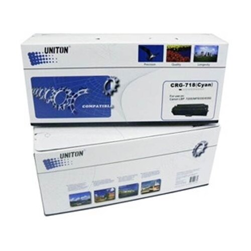 Картридж UNITON Premium для CANON LBP-7200 Cartridge 718C синий (2,8K) картридж wb 718c