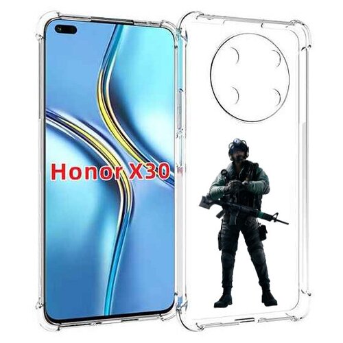 Чехол MyPads Tom-Clancy's-Rainbow-Six-2 для Honor X30 / Magic4 Lite 5G задняя-панель-накладка-бампер