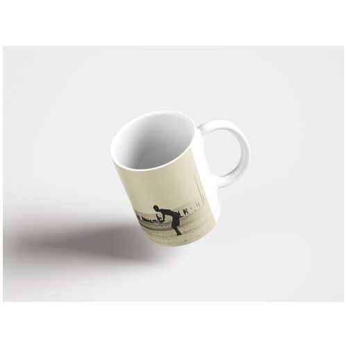 фото Кружка "пляж, песочный пляж, игры с мячом 320 мл. белая lotsprints