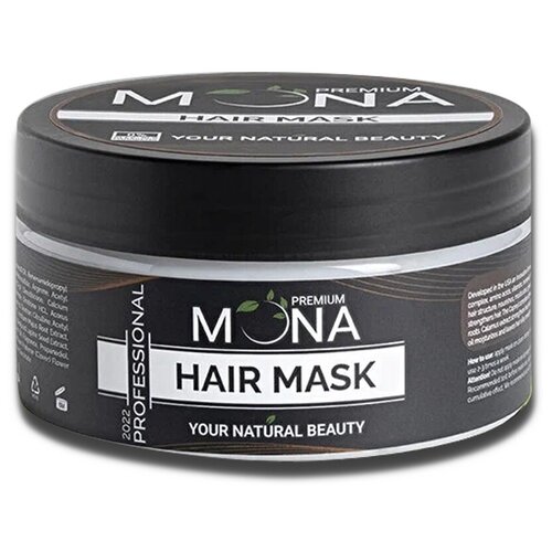 Маска-эликсир восстановление волос от выпадения для роста и объема волос Mona Premium