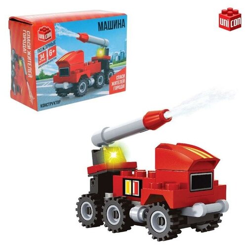 игрушка конструктор cogo пожарная охрана Конструктор Спасатели Пожарная машина