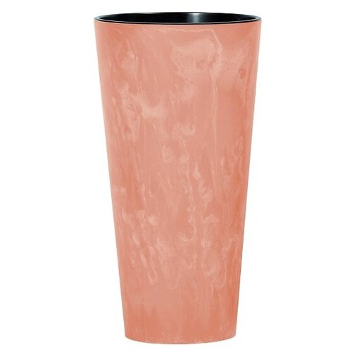 Кашпо для цветов Tubus Slim Beton Effect DTUS400E-R624 терракотовый 2 предмета 35 и 64 л.