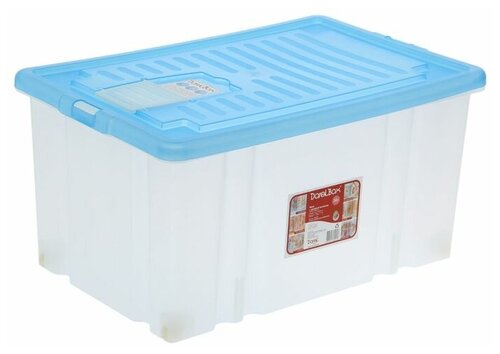 Ящик для хранения с крышкой Darel-box, 56 л, 60х40х31 см, цвет микс