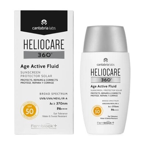 Heliocare 360º Age Active Fluid Sunscreen SPF50 Солнцезащитный омолаживающий флюид СЗФ50 50 мл.