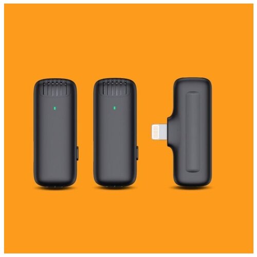 Беспроводной петличный микрофон Lightning for iPhone iPad 2 микрофонa приемник Lightning Штекер 299000₽