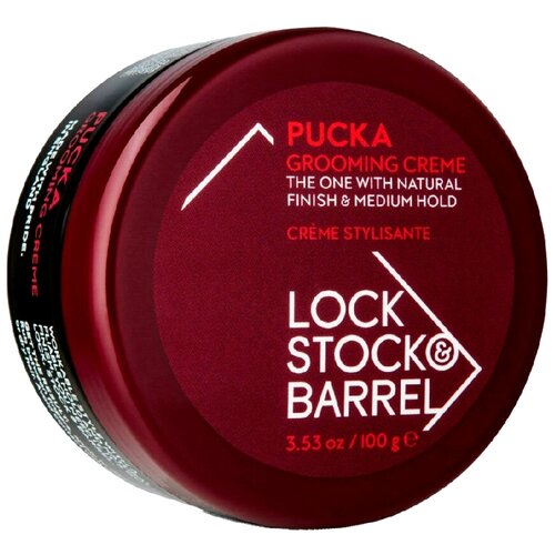 Lock Stock & Barrel Крем для тонких и кудрявых волос Pucka Grooming Creme 100 г